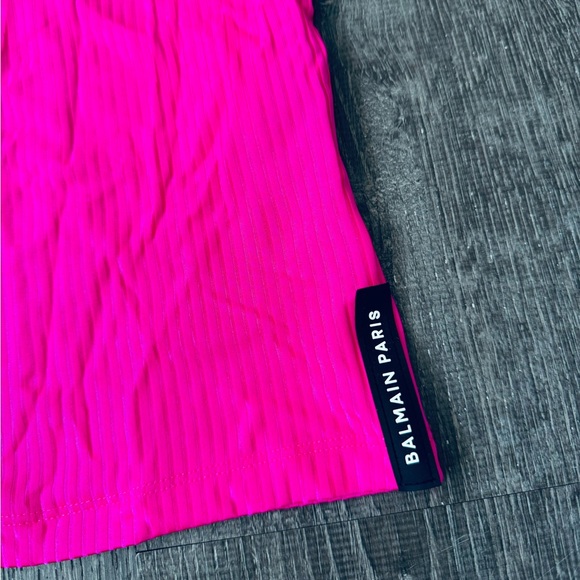 BALMAIN***Pink Tank Top***F 38; US 6 $389 - Picture 3 of 4